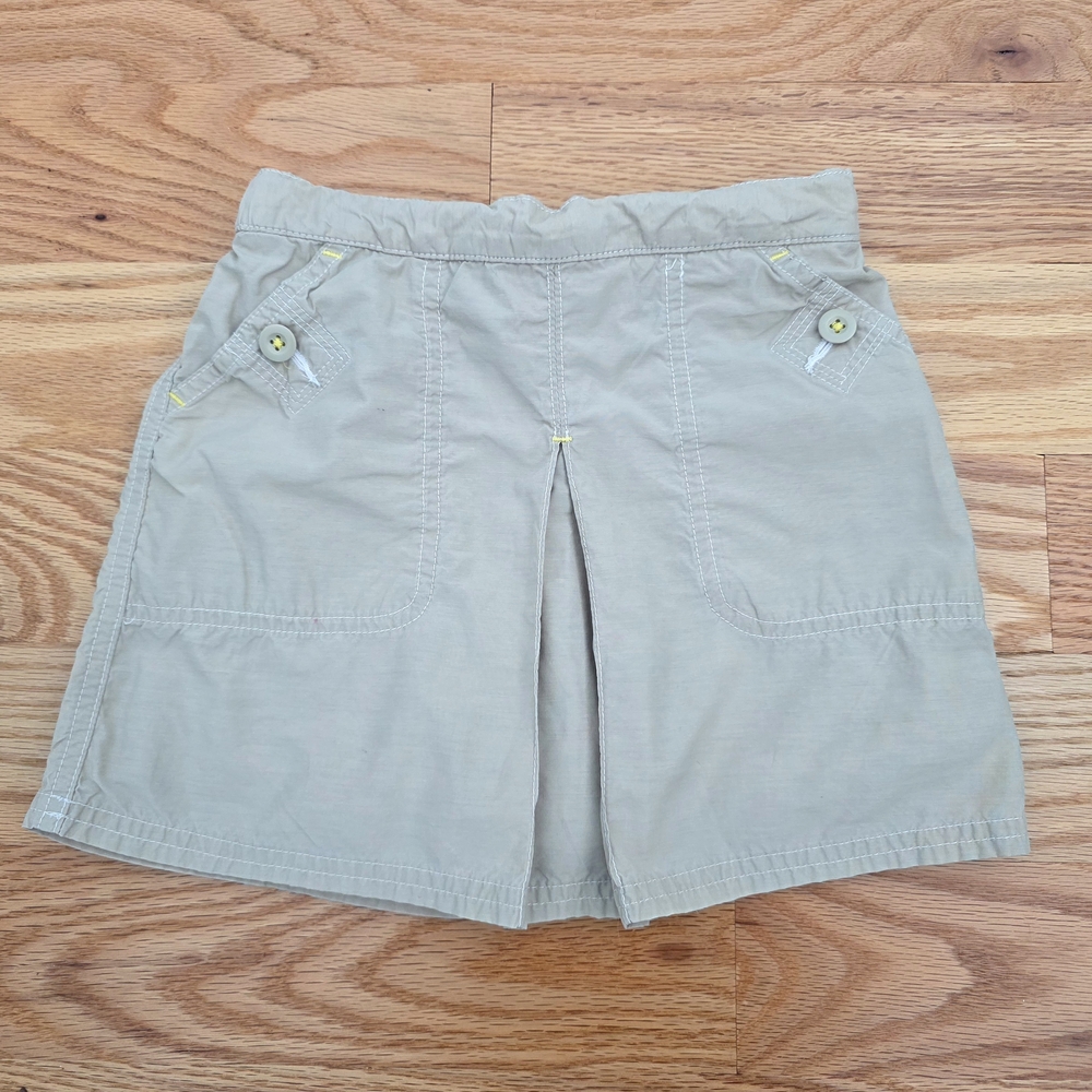 Lands' End Tan Kids' Shorts with Yellow Trim